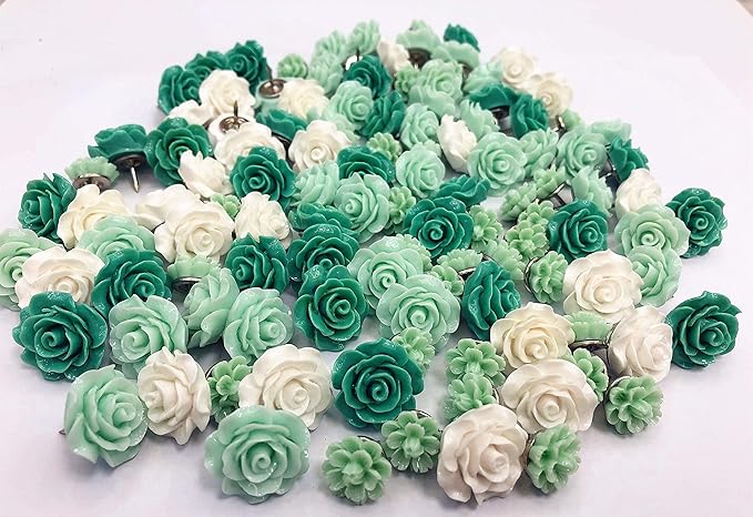 24Pcs Decorative Pushpins, Cork Board Tacks, Bulletin Board Tacks, Thumb Tack - Image 3