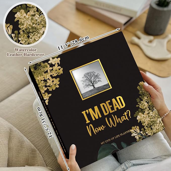 Lanpn End of Life Binder Organizer Death Planner 8.5"x11", Final Wishes & - Image 2