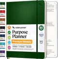 Roterunner Purpose Planner Notebook B5 7.5”x9.8” Undated 2026 Daily Weekly and by Roterunner