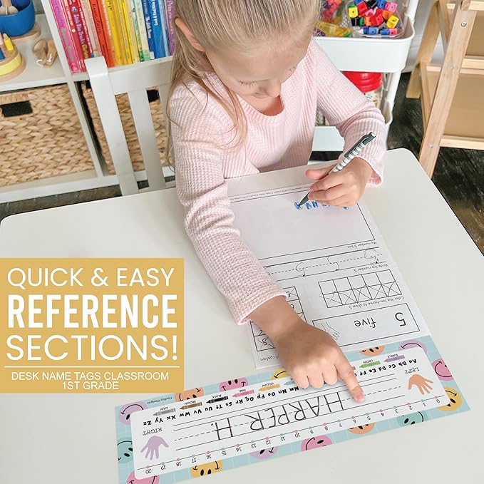 Desk Name Tags for Classroom – 36 Student Name Plates for Classroom Kindergarten - Image 4