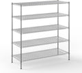 Regal Altair 24" Deep x 60" Wide x 64" Height Wire Shelving Kit | 5-Tier | NSF