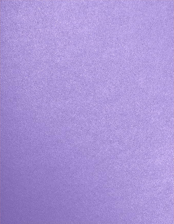 LUXPaper 8.5" x 11" Cardstock | Letter Size | Amethyst Metallic | 105lb. Cover by LUXPaper
