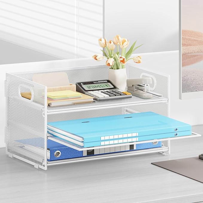 Subekyu 3 Tier Letter Tray Paper Organizer - Image 4