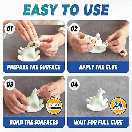 Super Glue Clear Liquid, Thin Strong CA Glue All Purpose - Image 7