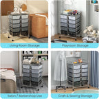 GLACER 10 Drawer Rolling Cart, Storage Cart - Image 7