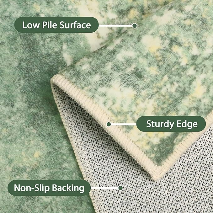 GENIMO 8x10 Area Rugs, Machine Washable Rugs - Image 5