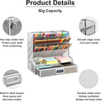 Marbrasse Larger Mesh Desk Organizer - Image 4