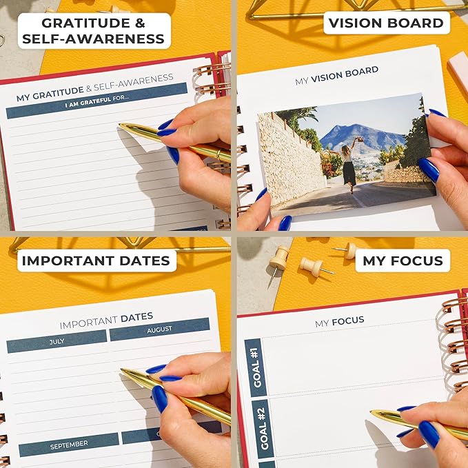 Clever Fox Planner 2nd Edition Spiral – Colorful Weekly & Monthly Goal Planner - Image 6