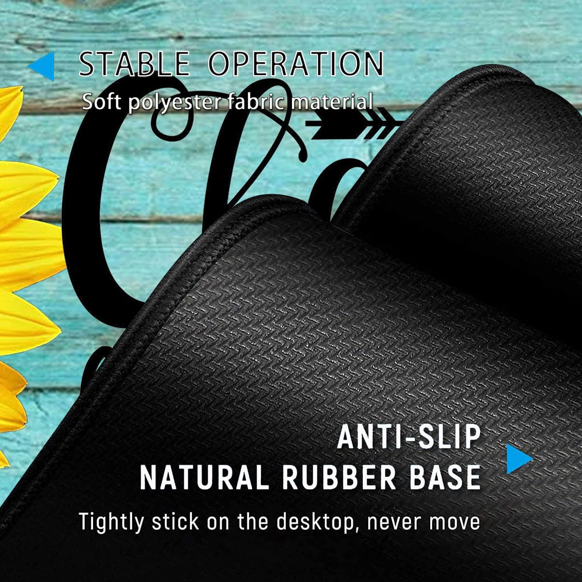 Desk Pad, Keyboard Mouse Pad Set, Extended Gaming Mouse Pad+ Ergonomics Memor...