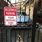 SmartSign 18 x 12 inch Custom “Reserved Parking” Metal Sign, Add Text, 63 mil - Image 3