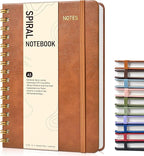 Dotted Spiral Journal Notebook, A5 Hardcover Spiral Journals by Unknown