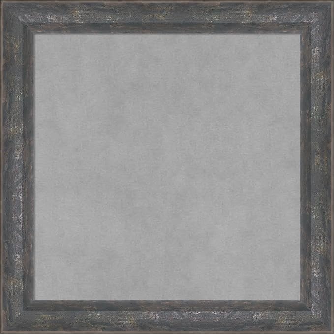 Amanti Art Grey Framed Magnetic Board 19x19 Small Vision Board by AmantiArt