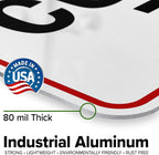Custom Arrow Directional Sign, 18x24 Inches, 3M EGP Reflective, Rust Free .080 - Image 3