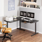FLEXISPOT L Shaped Standing Desk, 63 x 55 Inch Electric Height Adjustable - Image 2