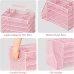 Marbrasse 5-Tier Desk Organizer - Image 3