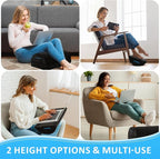 StepLively Foot Rest for Under Desk at Work, Comfortable Foot Stool - Image 6
