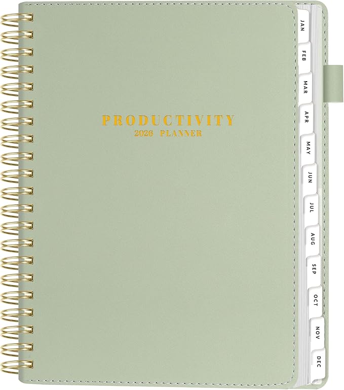 SUNEE 2026 Planner 8.5" x 11" – Dated Productivity Planner by SUNEE