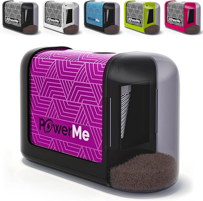 Battery-Operated Electric Pencil Sharpener by POWERME