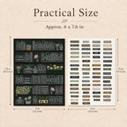 Bible Reading Tracker Bible Labels Bible Study Stickers Bible Study Supplies Unique Gifts for Bible Readers Beginning the Journey of Deeper Reading in the Bible (Macaron Bookshelf)