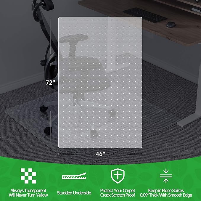 Office Chair Mat for Carpet - Image 6