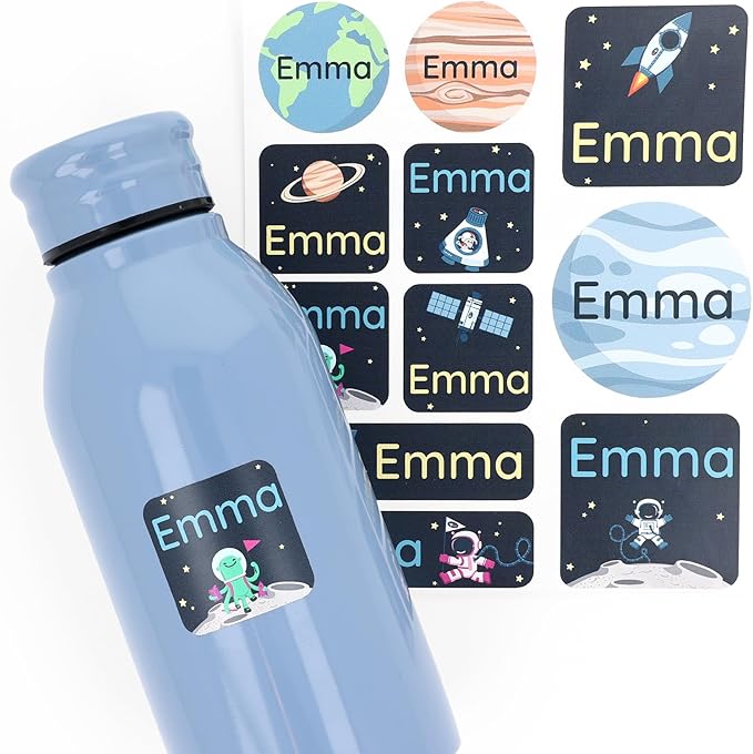 Large Name Labels for Kids by Teddylabels