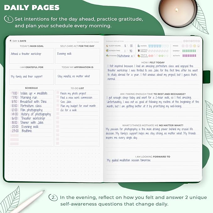 Clever Fox Self-Care Journal – Wellness & Daily Reflection Notebook – Mental - Image 4