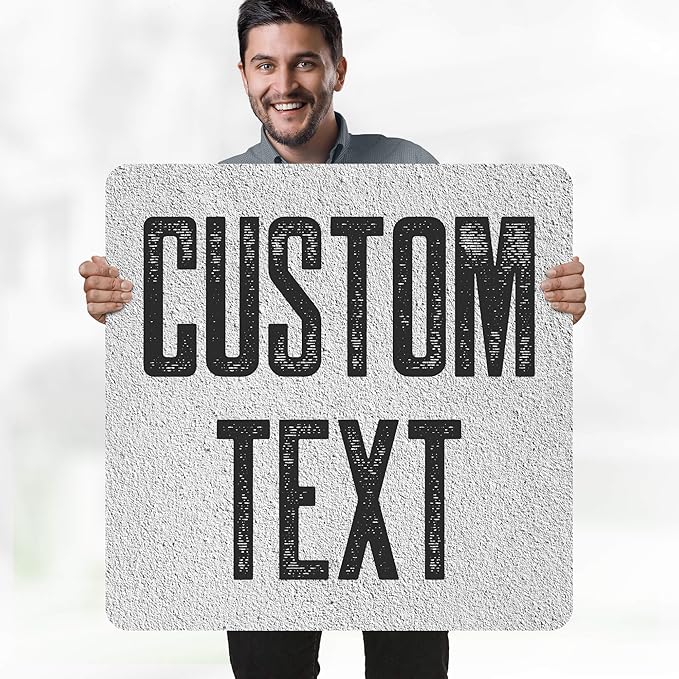 Custom Sign, Custom Street Sign, 11 Font Colors, 13 Font Styles, 4 Hole Options - Image 2