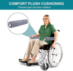 2 Pcs Wheelchair Armrest Pads Covers - Image 2