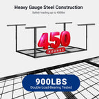 fleximounts 3x6 overhead garage ceiling storage rack, 2, side view