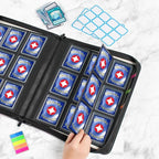 GEAoffice 9 Pockets Top Loader Binder Holds 324 Cards, Premium PU Leather - Image 7