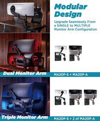 ULTRARM Heavy Duty Monitor Arm for Ultrawide Monitors up to 57" and 44 lbs - Image 6
