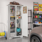 68.9" broom closet storage cabinet, large utility closet, package contents