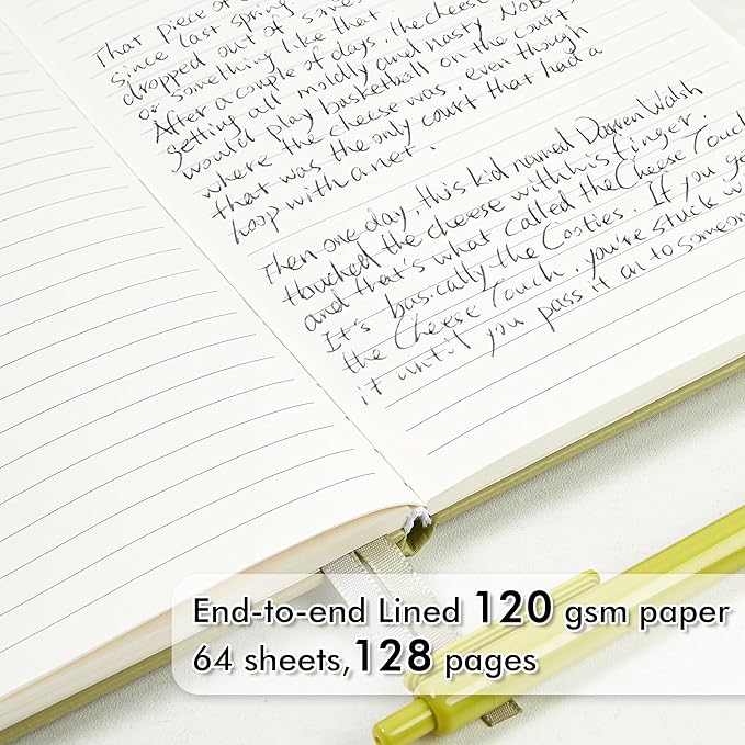 feela 5 Pack Notebooks Journals Bulk, Hardcover Classic Ruled Lined Journals - Image 3