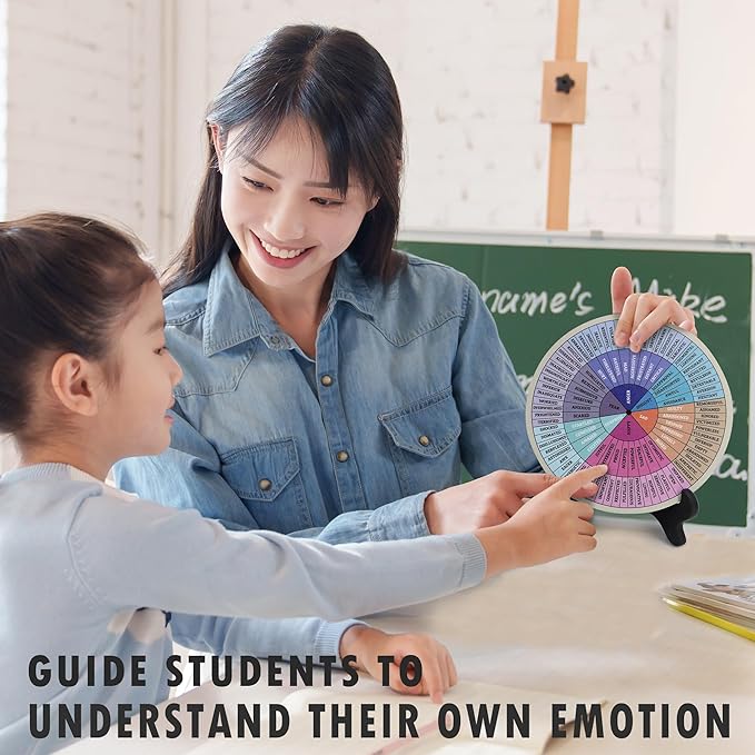 Feelings Wheel, Double-Sided Emotion Wheel - Image 2