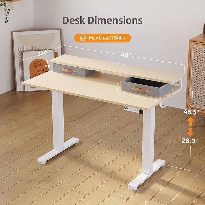 Claiks Electric Standing Desk - Image 3
