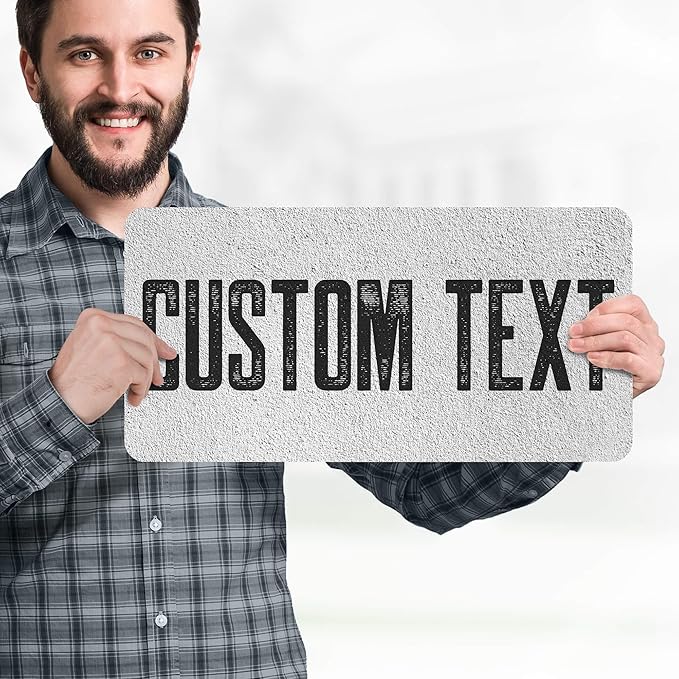 Custom Sign, Custom Street Sign, 11 Font Colors, 13 Font Styles, 4 Hole Options - Image 2