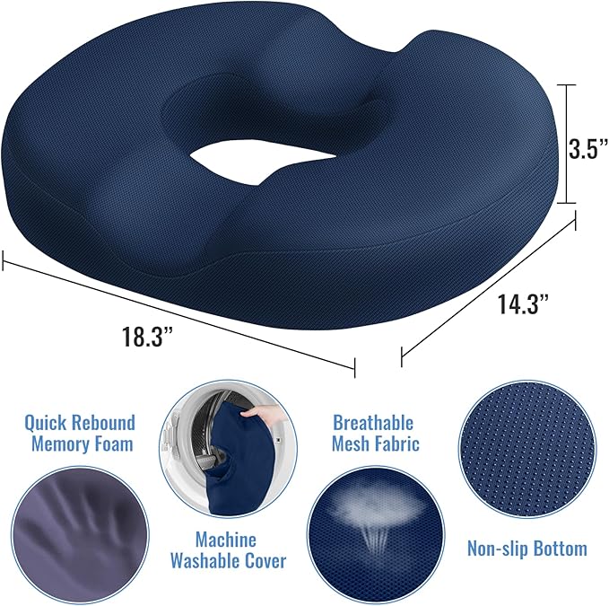 CloudBliss Donut Pillow Seat Cushion - Image 2