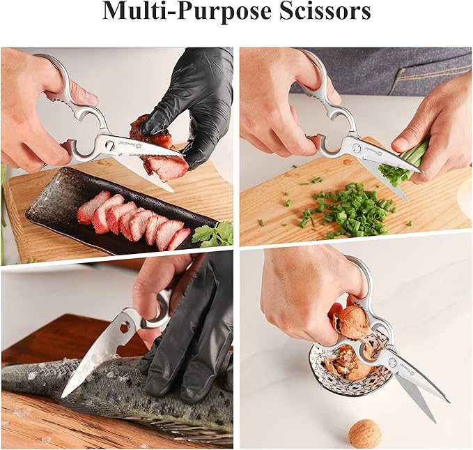 Sunnecko Heavy Duty Kitchen Scissors - Image 4