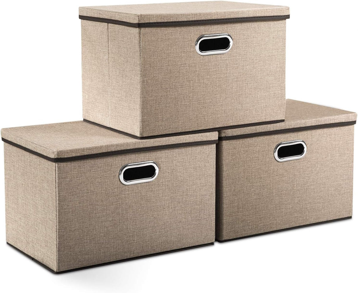 PRANDOM Large Collapsible Storage Bins