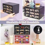 Desk Storage Organizer with 9 Drawers, FODIENS Stackable Desktop Craft Drawer - Image 5