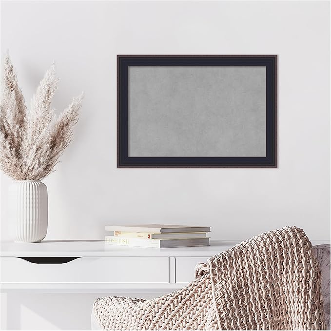 Amanti Art Black Framed Magnetic Board 15x21 Small Vision Board - Image 7