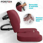 FORTEM Seat Cushion, Office Chair Cushion, Lumbar Support Pillow - Image 3