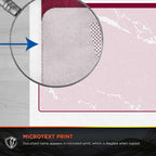 docugard standard burgundy marble top high security check showing dimensions