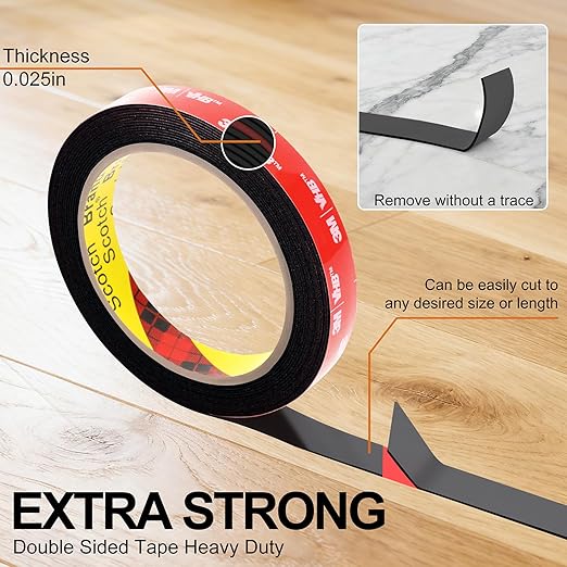Ohayooz Extra Strong Double Sided Tape Heavy Duty 10FT, Very Sticky Adhesive - Image 2