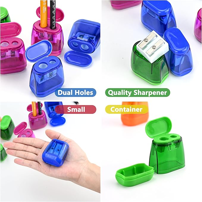 AUSTARK 24Pcs Pencil Sharpener Manual - Image 5