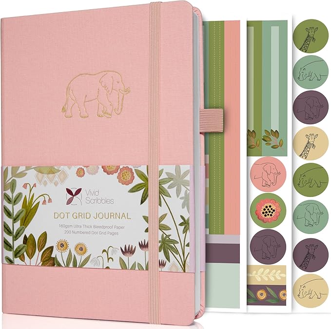 VIVID SCRIBBLES Dotted Journal Notebooks: Bullet Dotted Journal by VividScribbles