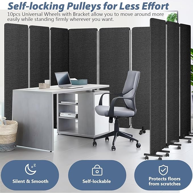 Acoustic Room Divider Privacy Panel - Image 2