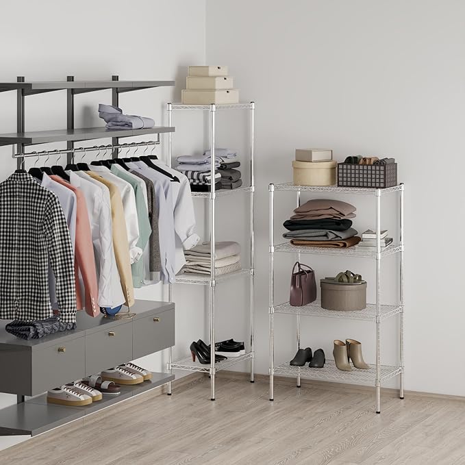 Regal Altair 18" Deep x 30" Wide x 54" Height Wire Shelving Kit | 4-Tier | NSF - Image 7