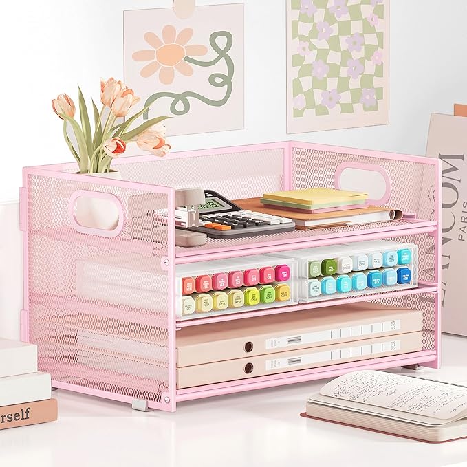 Subekyu 3 Tier Paper Letter Tray Organizer - Image 4