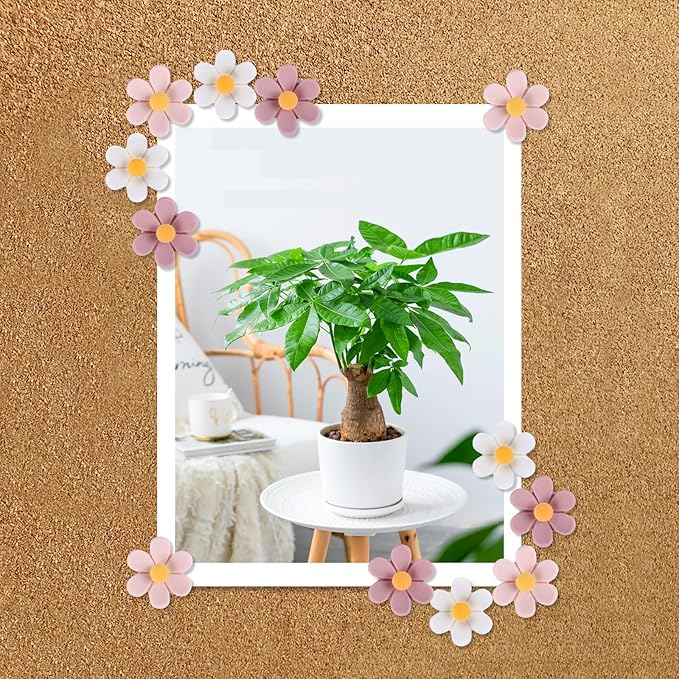 wusuowea Flower Push Pins, Feature Map, Bulletin Board, Office or Home - Image 4
